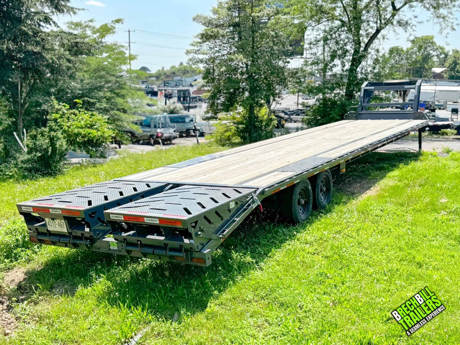 USED Horizon 40ft Deck Over Gooseneck Trailer 18K (FTZ-40)