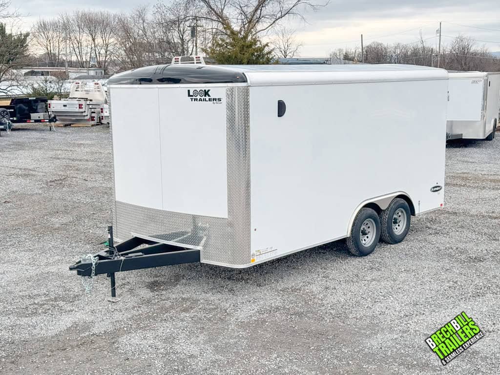 Look Large Enclosed Cargo Trailer 8.5×16 (K10216SERF-100)
