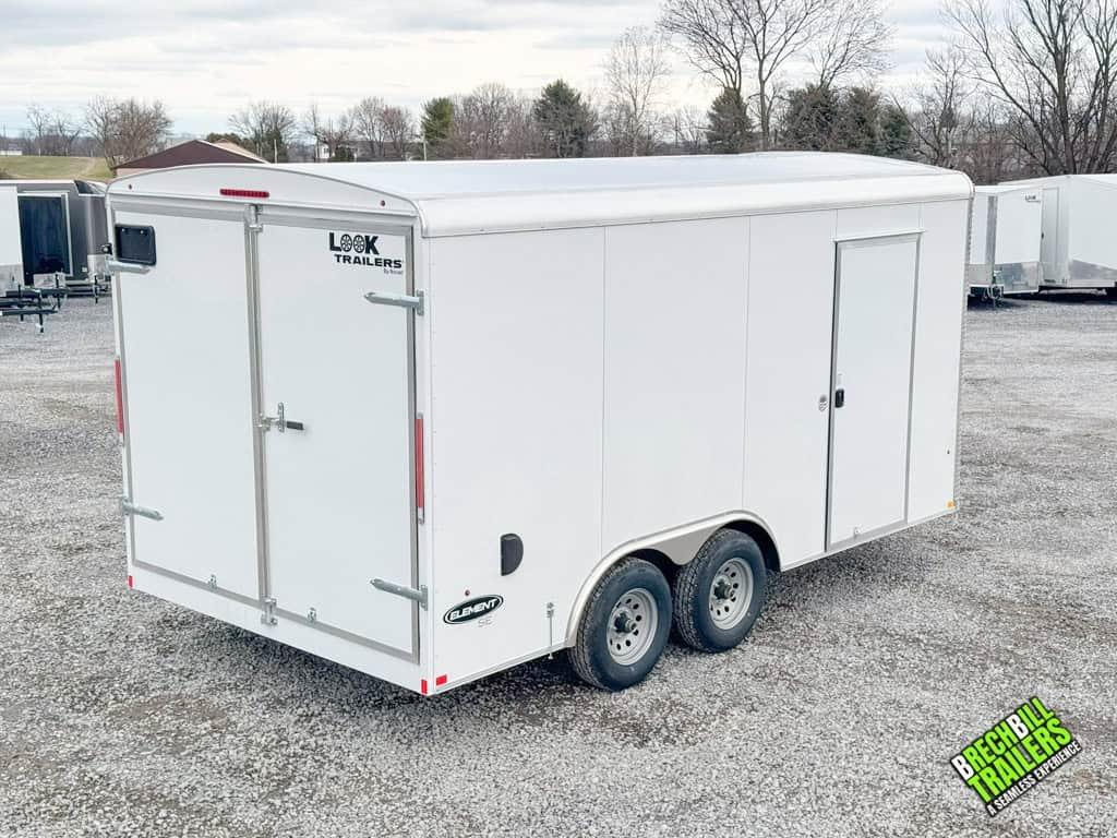 Look Large Enclosed Cargo Trailer 8.5×16 (K10216SERF-100)