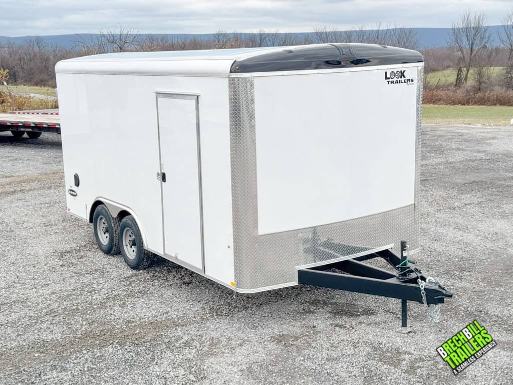 Look Large Enclosed Cargo Trailer 8.5×16 (K10216SERF-100)