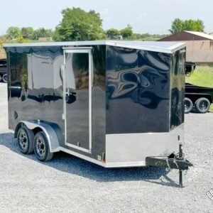 RC Flat Top Wedge Enclosed Cargo Trailer 7×14 (RDLX7X14TA2)