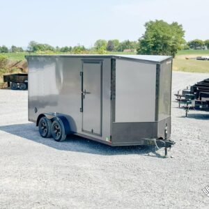 RC Flat Top Wedge Enclosed Cargo Trailer 7×16 (RDLX7X16TA2)