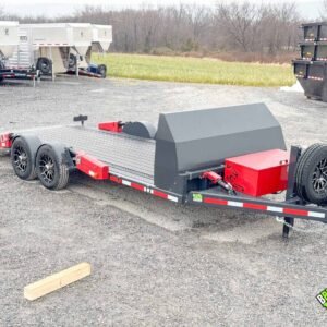 FlatTrak Car Hauler Trailer 8k (FTC8318-8K) Red