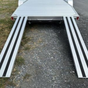 Sport Haven 7×20 Premium Aluminum Car Trailer – 6k Torsion Axles