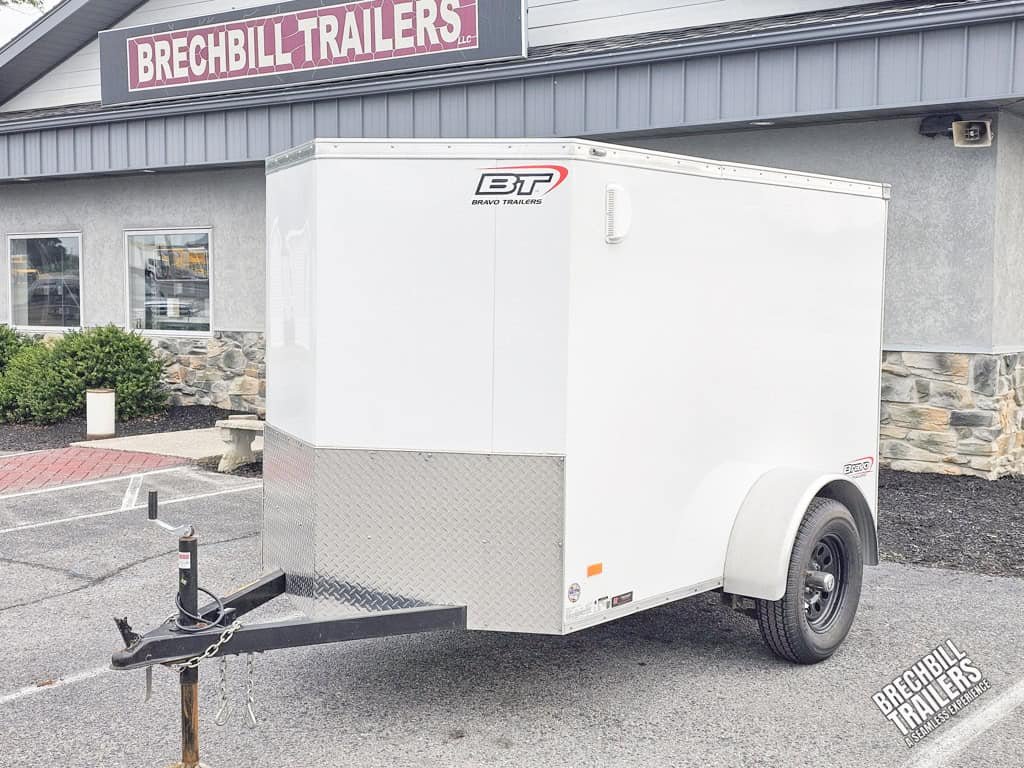 Used Bravo Scout Enclosed Cargo Trailer 5’x8’ (SC58SA)