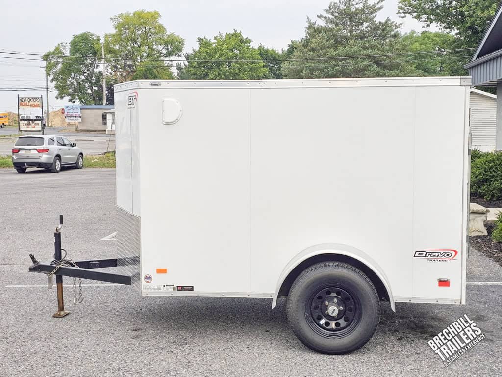 Used Bravo Scout Enclosed Cargo Trailer 5’x8’ (SC58SA)