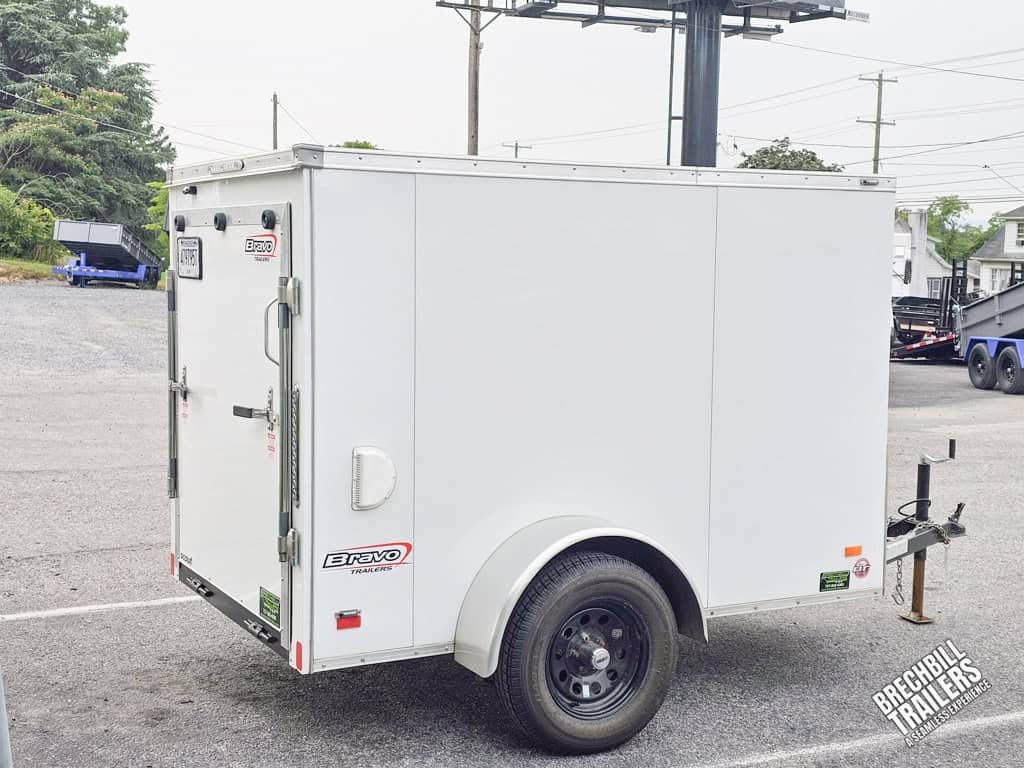 Used Bravo Scout Enclosed Cargo Trailer 5’x8’ (SC58SA)