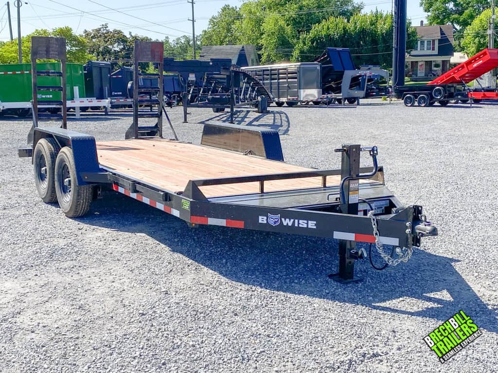 Used Bwise EH 14K Heavy Duty Equipment Trailer 7×16 (EH16-14-HD)