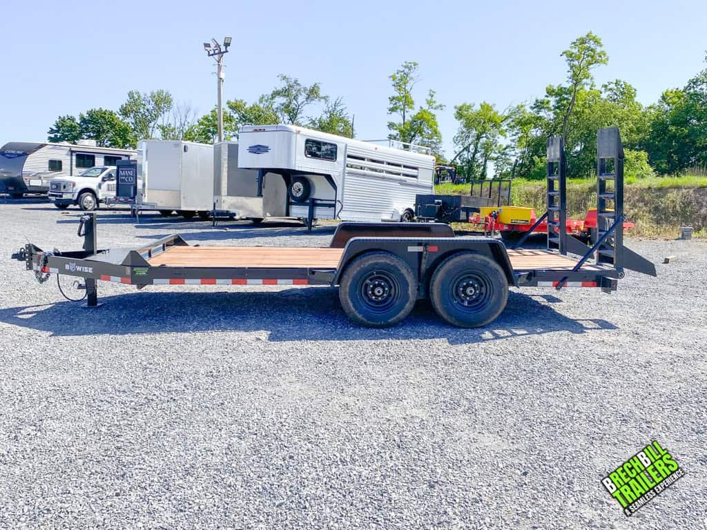 Used Bwise EH 14K Heavy Duty Equipment Trailer 7×16 (EH16-14-HD)